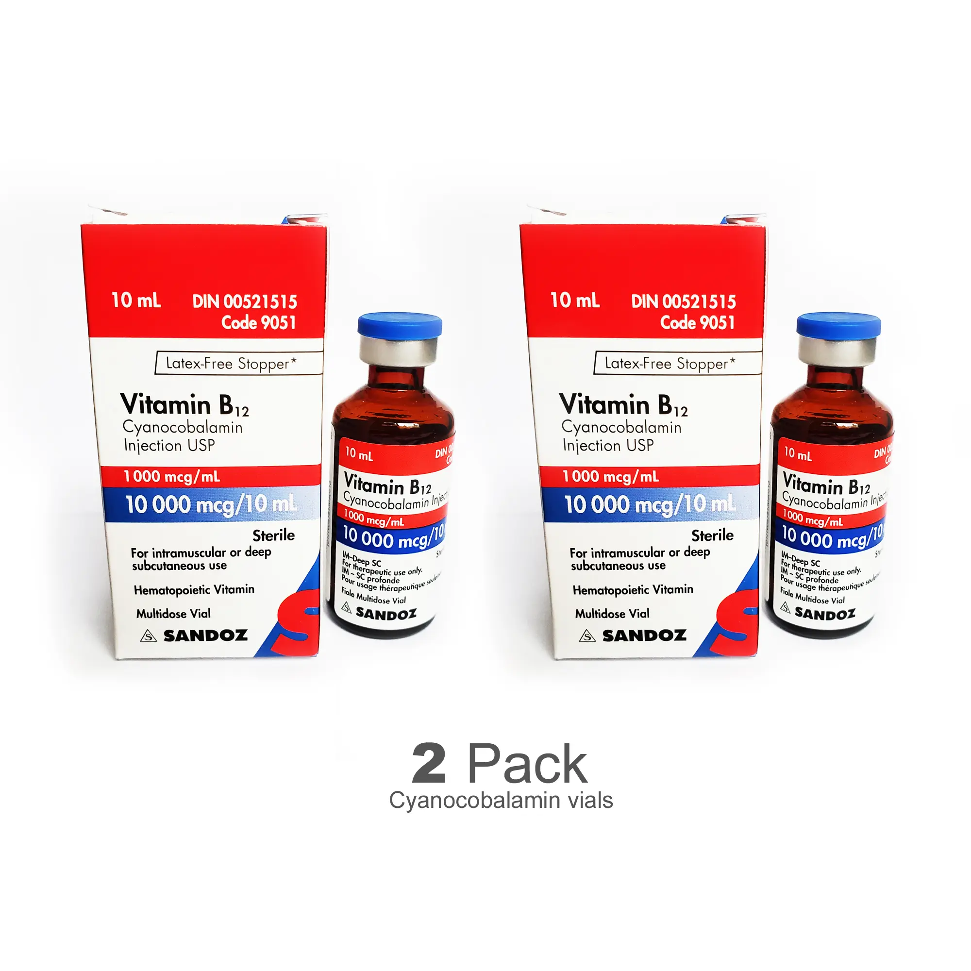 sandoz b12 injectable canada Sandoz Vitamin B12 10 ml Multi-dose Vial (2 pack)
