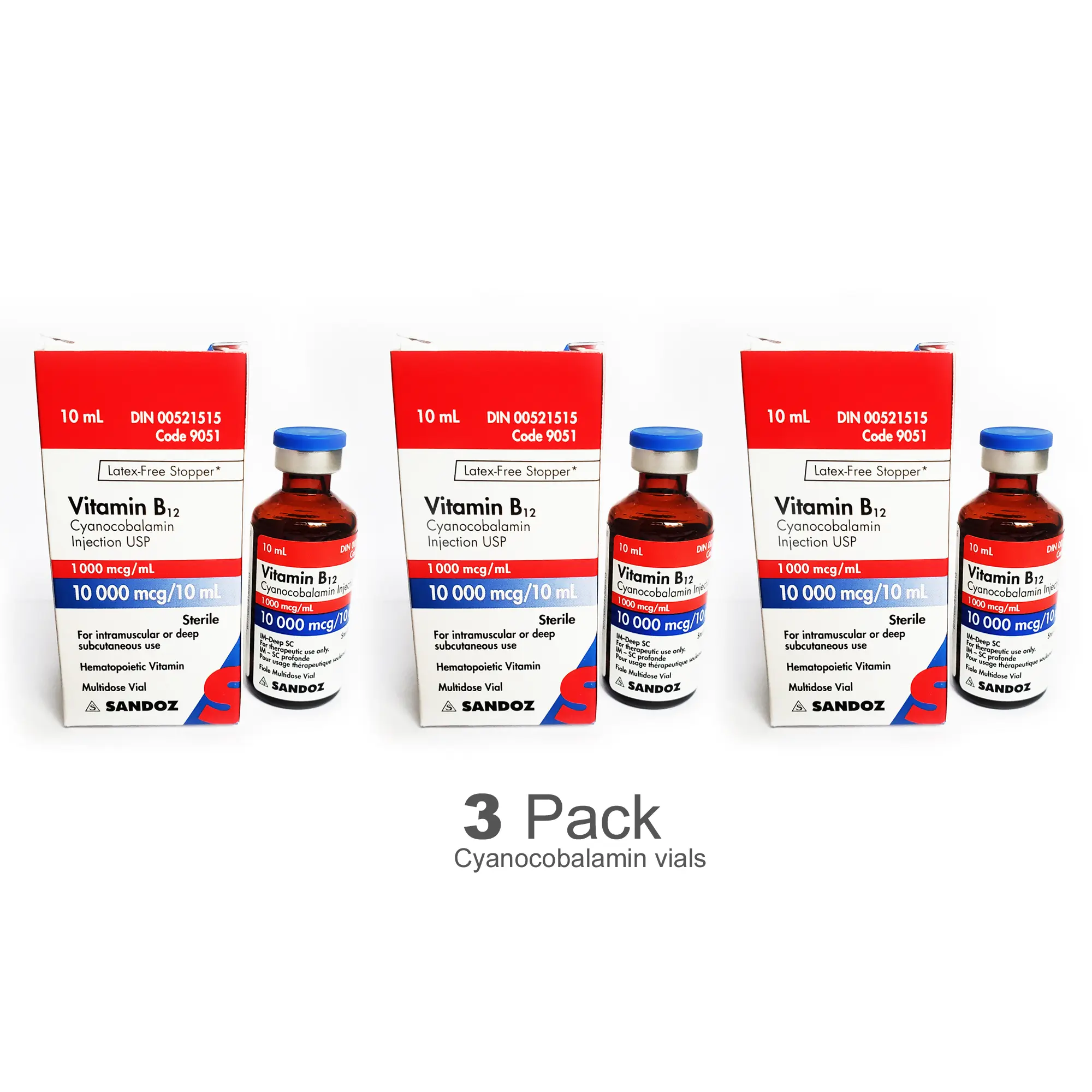 b12 injections canada buy online Sandoz Vitamin B12 10 ml Multidose Vial (3 pack)